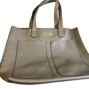 Steve Madden Tote Shoulder Bag Sage Green Faux Leather
